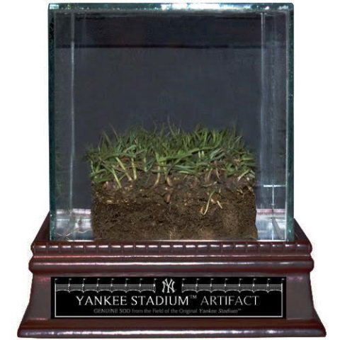 Authentic Yankee Stadium Freeze Dried Sod Display (1 of 1)