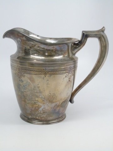 Antique Black Starr & Frost Sterling Water Pitcher (1 of 4)