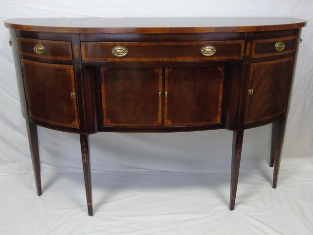 Hickory Furniture Bow Front Sideboard Buffet (1 of 10)
