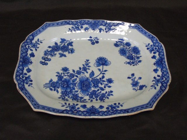 Antique Late 18th C. Chinese Porcelain Platter (1 of 4)