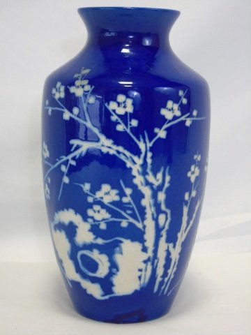 Large Chinese Painted Porcelain Vase Signed (1 of 4)