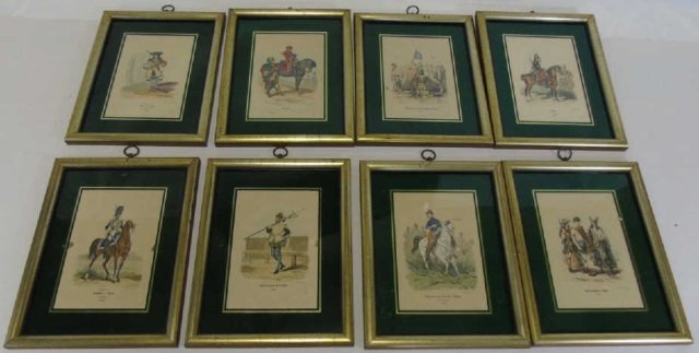 Set 8 Prints 19th Cent. French Military Regiment (1 of 5)