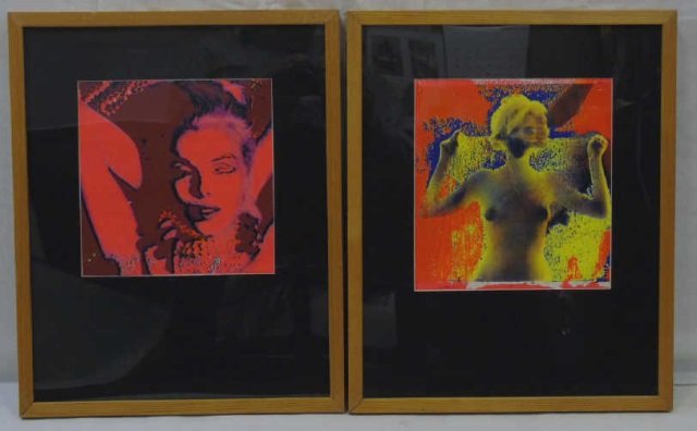 Pair Bert Stern 1960 Serigraphs of Marilyn Monroe (1 of 3)