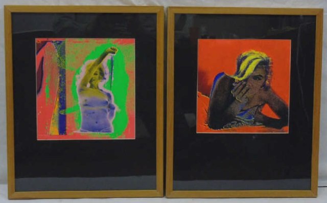 Pair Bert Stern 1960 Serigraphs of Marilyn Monroe (1 of 3)