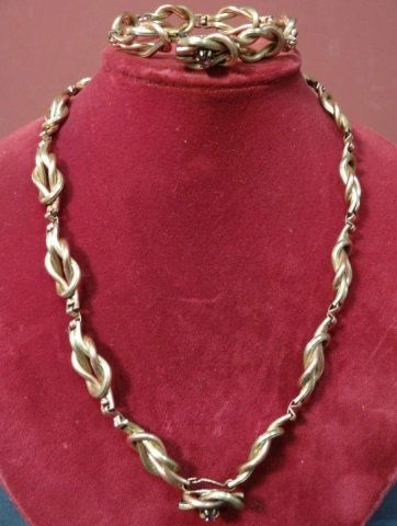 Yellow & Rose Gold Filled Necklace & Bracelet (1 of 6)