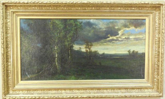 Ferdinand Alexander Wust Oil Landscape Painting (1 of 3)