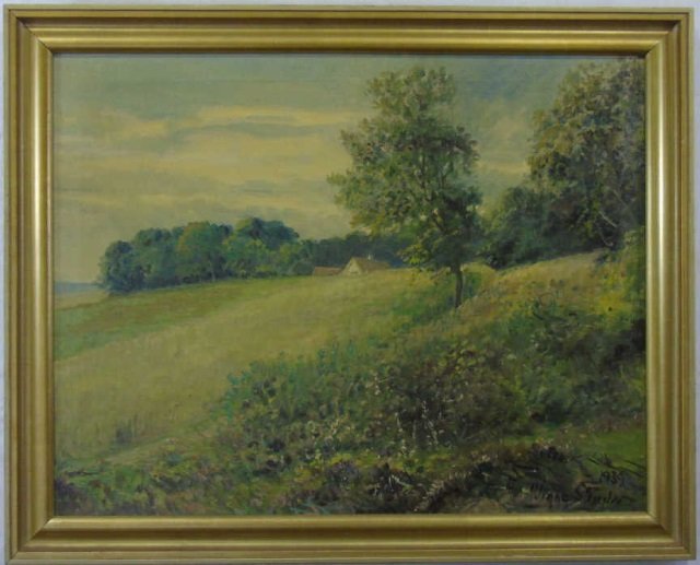 Viggo Stender- Landscape Oil Painting Signed (1 of 4)
