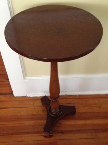 Antique Empire Style Pedestal End Table (1 of 3)