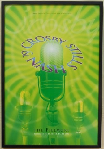 Crosby, Stills & Nash Original Printing Poster (1 of 2)