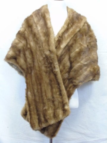 Vintage Mink Stole Cape W/ Collar (1 of 4)