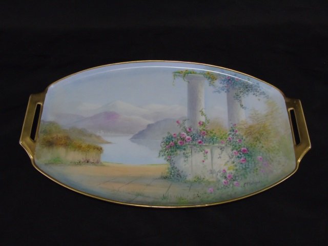 Pickard Hand Painted Porcelain Tray E. Challinor (1 of 4)