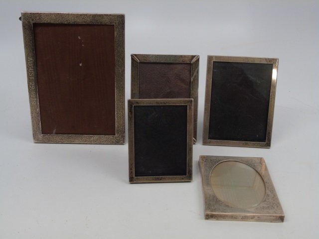 Five Sterling Silver Picture Frames - Gorham etc (1 of 4)