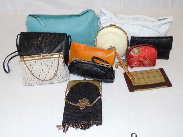 Large Lot of 11 Vintage Handbags Purses Wallets (1 of 7)