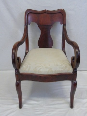 Antique 19th C American Empire Armchair (1 of 5)