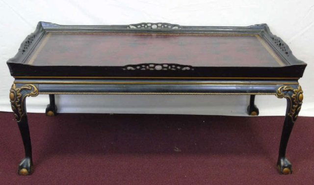 French Chinoiserie Lacquer Coffee Table (1 of 4)