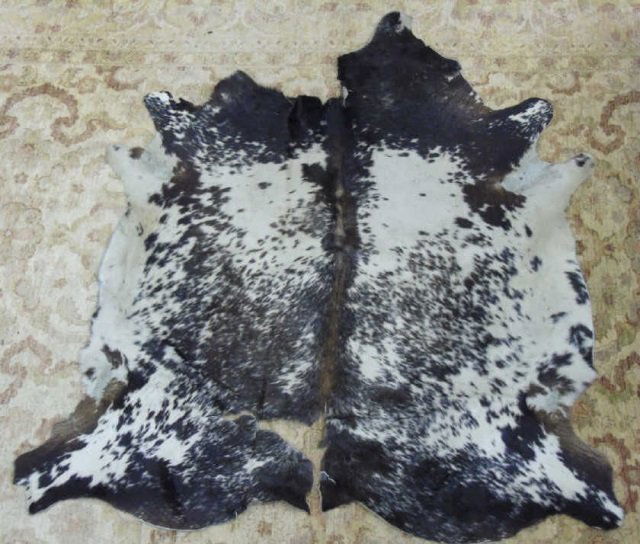 Authentic Cow Hide Rug 82" x 73" (1 of 4)
