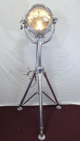 Large Chrome Marine Signal Lamp Morse Code (1 of 4)