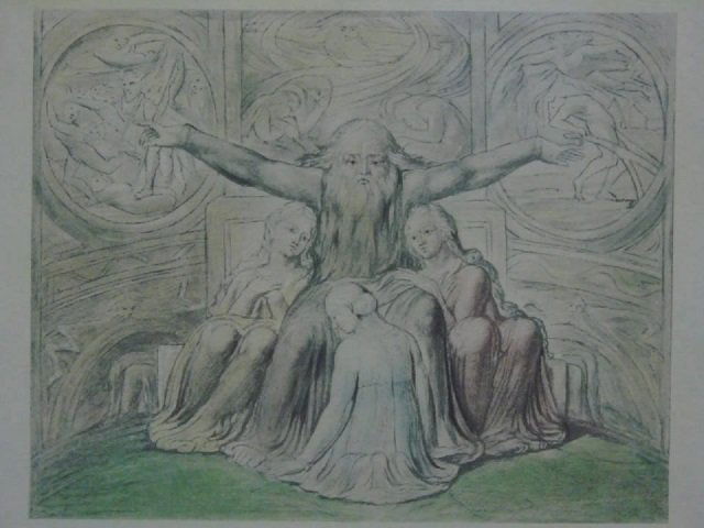 Antique Framed Print by William Blake (1 of 4)