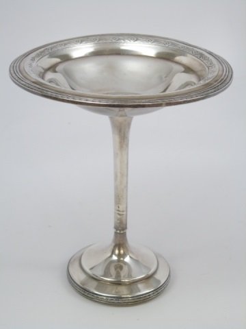 Sterling Silver Candy Dish Long Stem, 4.25 oz (1 of 3)