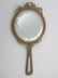 Antique French Gilt Bronze Ormolu Hand Mirror