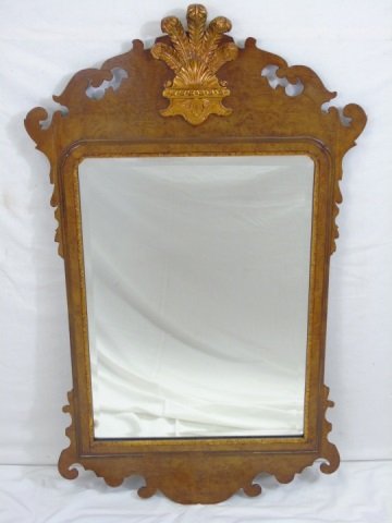Colonial Williamsburg Queen Anne Mahogany Mirror (1 of 2)