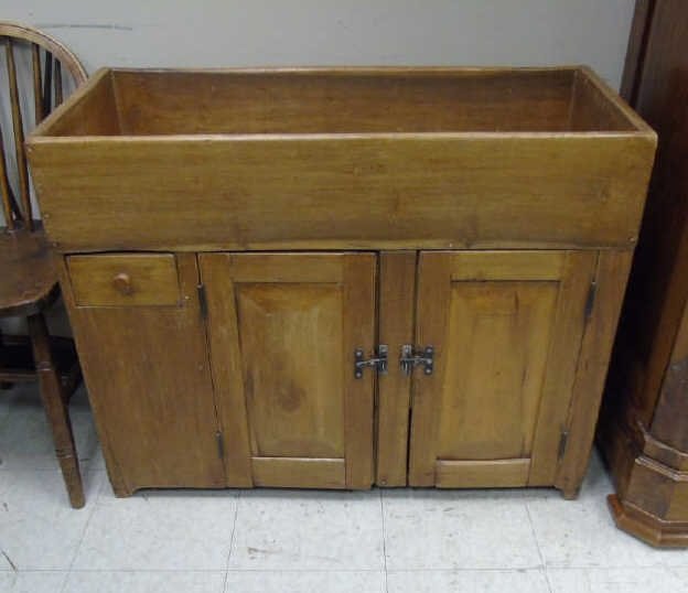 Antique American 19th C Dry Sink Cabinet (1 of 3)