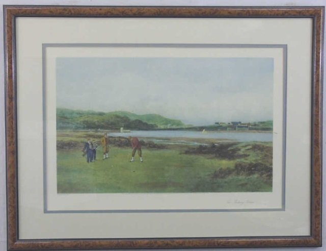 Douglas Adams Framed Golf Engraving (1 of 6)