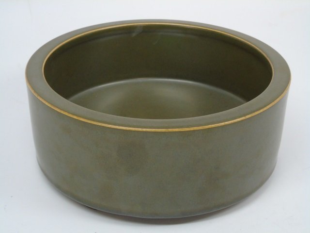 Chinese Tea Leaf Enamel Porcelain Brush Washer (1 of 3)