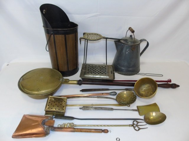 Antique Country Kitchen Items - Crock Scoop Etc (1 of 4)