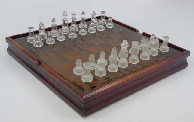 Chess & Backgammon Game Boards w/ Pieces (1 of 5)