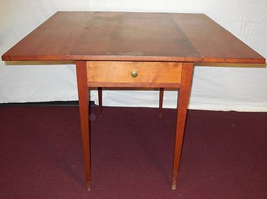 Antique Cherry Drop Leaf Dining Table (1 of 3)