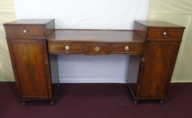 Regency Style Mahogany Side Board Buffet (1 of 6)