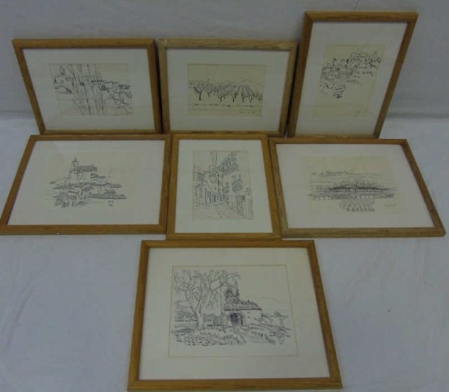 W. Tjark Reiss - Collection of 7 Framed Prints (1 of 9)