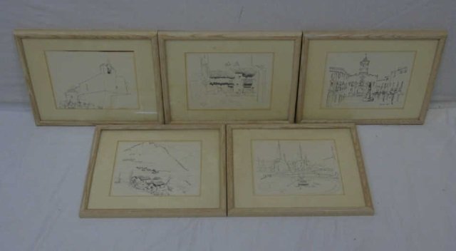 W. Tjark Reiss - Collection of 5 Framed Prints (1 of 7)