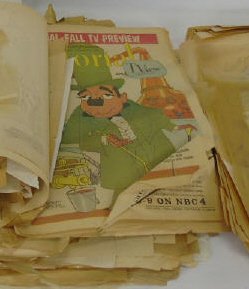 70 + Vintage Pencil & Crayon Sketches / Drawings: 70 plus vintage pencil and crayon sketches / drawings. including a 1958 Pictorial Magazine. Drawings are attributed to cartoon artist Wach Steter.