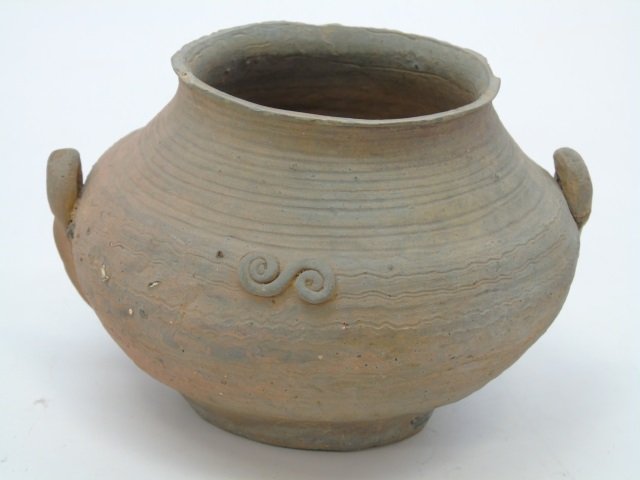 Chinese Warring States Period Clay Pottery Jar (1 of 3)