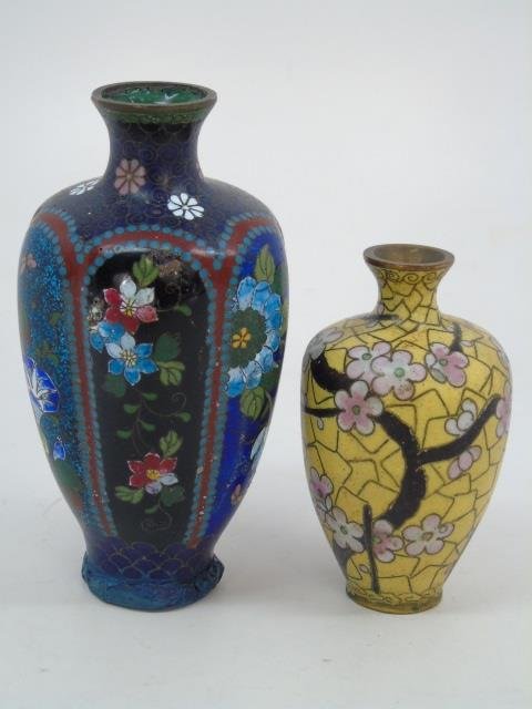 Two Miniature Chinese Cloisonne Vases (1 of 5)