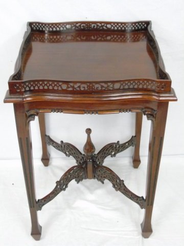 Contemporary Mahogany Chinese Chippendale Table (1 of 5)