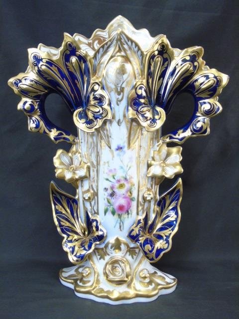 Large Antique 19th C Old Paris Porcelain Vase (1 of 6)