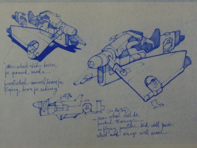 Leonard Starr Blue Print Thunder Cats Comics (1 of 3)