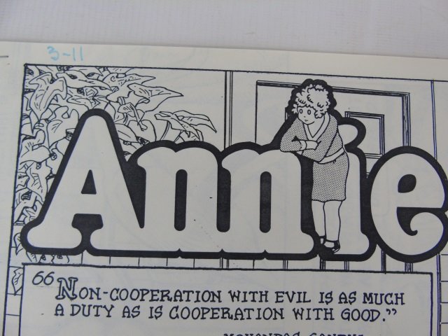 26 Mock Ups of Leonard Starr Little Orphan Annie (1 of 8)