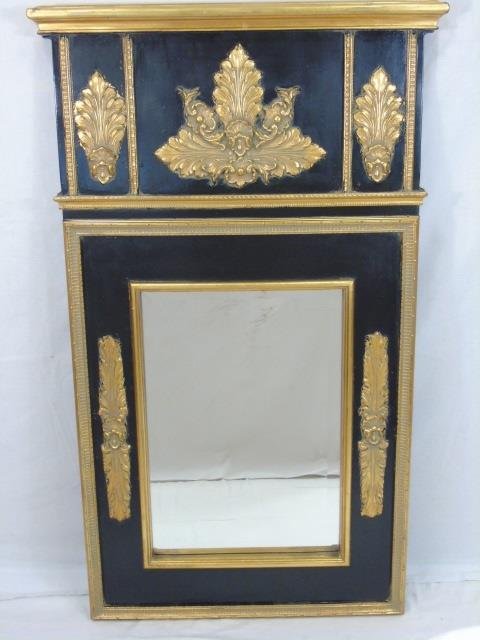 John Richard Carved Wood Trumeau Mirror (1 of 4)