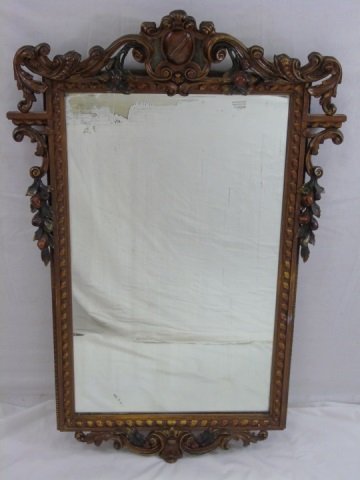 Antique Italian Baroque Revival Style Mirror (1 of 5)