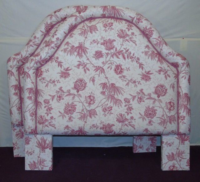 2 Twin Size Upholstered Custom Made Headboards (1 of 3)