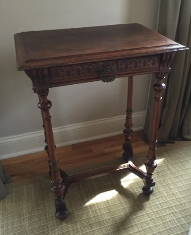 Antique Italian Baroque Revival Style End Table (1 of 3)