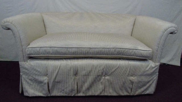 Contemporary Upholstered Love Seat / Sofa (1 of 4)