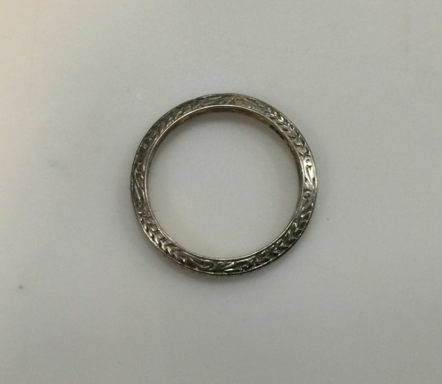 Estate Antique Tiffany & Co Platinum Wedding Band (1 of 6)