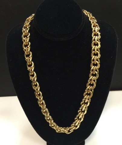 Estate 14kt Yellow Gold Necklace - 3.6 Ounces (1 of 6)