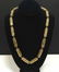 Estate 14kt Yellow Gold Filigree Barrel Necklace