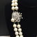 Estate Platinum, Diamond & Pearl Necklace Strand - 5